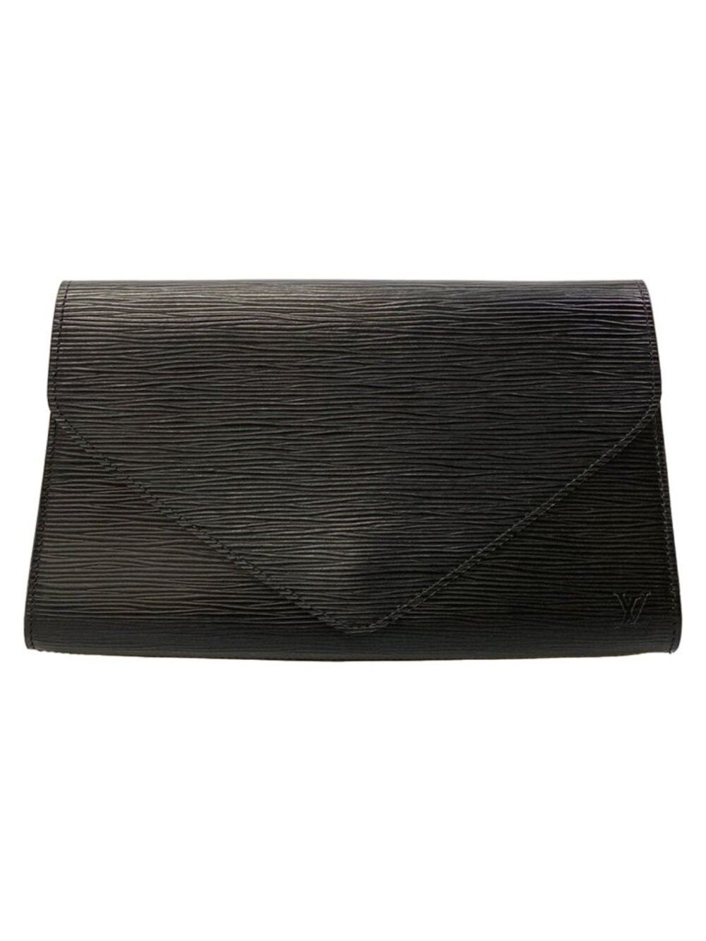 Louis Vuitton Clutch Epi Art Deco Noir Leather
